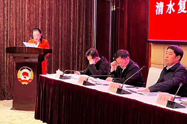 君浩環保總經理發表講話