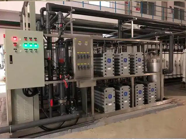 電池超純水設備在電化學制程中的配置側重點