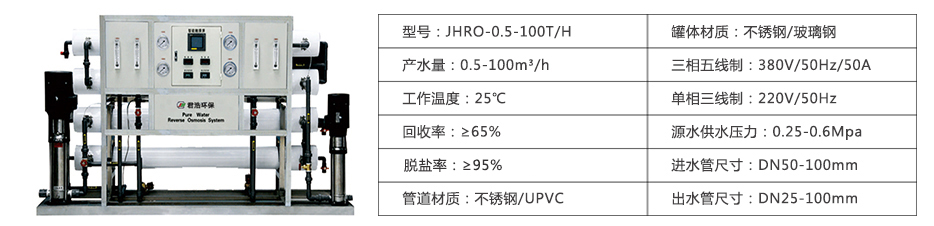 ro反滲透純水設(shè)備參數(shù)表 ro反滲透純水設(shè)備參數(shù)表