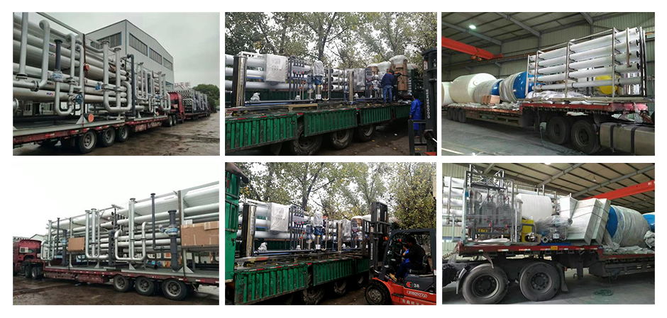 純水設(shè)備物流發(fā)貨圖